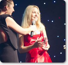Lyn Scott receives the LTM Star Award in London on 3 Sep 2011